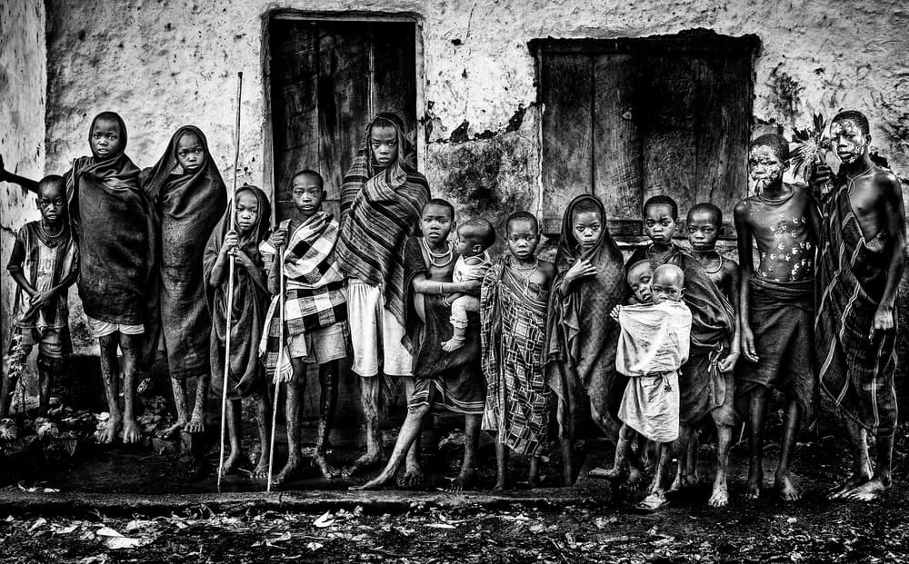 African Village Youth by Joxe Inazio Kuesta Garmendia — canvas wall art