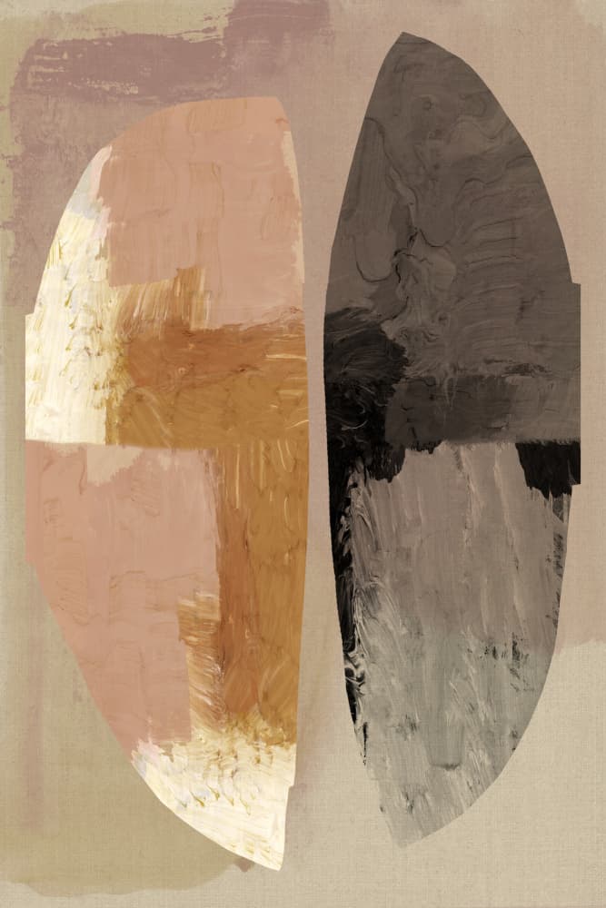 Muted Organic Forms by cartissi — canvas wall art