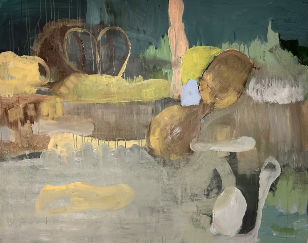 Abstract Organic Reflections by Joackim Schou Dahle — canvas wall art