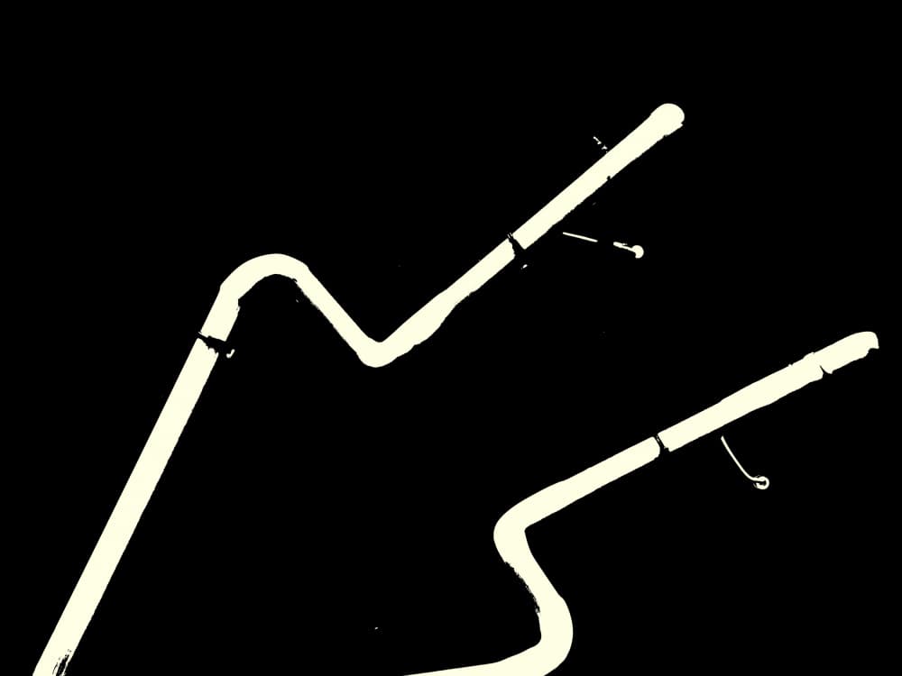 Abstract White Lines by Petr Strnad — canvas wall art