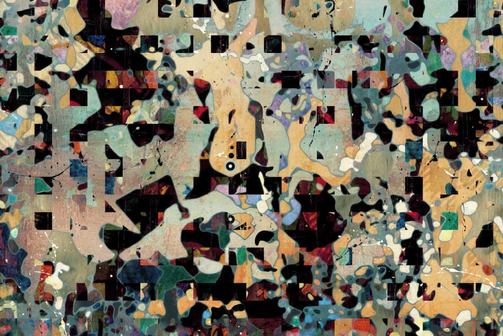 Fragmented Abstract Forms by Angelo Cerantola — canvas wall art