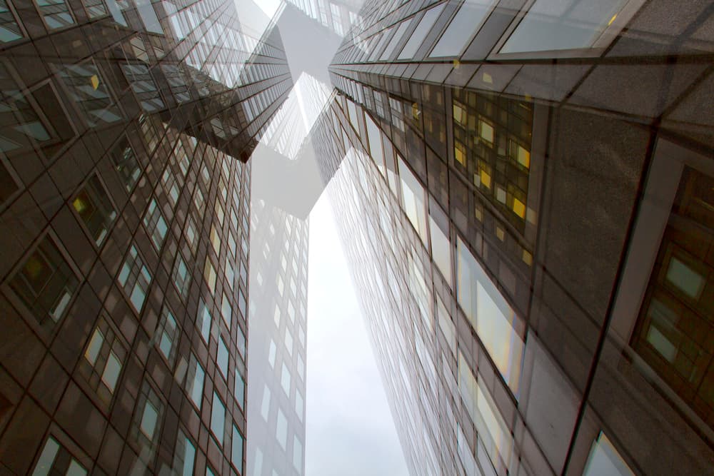 Abstract Glass Architecture by Massimo Della Latta — canvas wall art