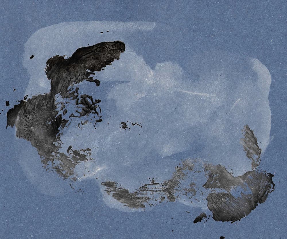 Fluid Ink Abstract by Santhosh ch — canvas wall art