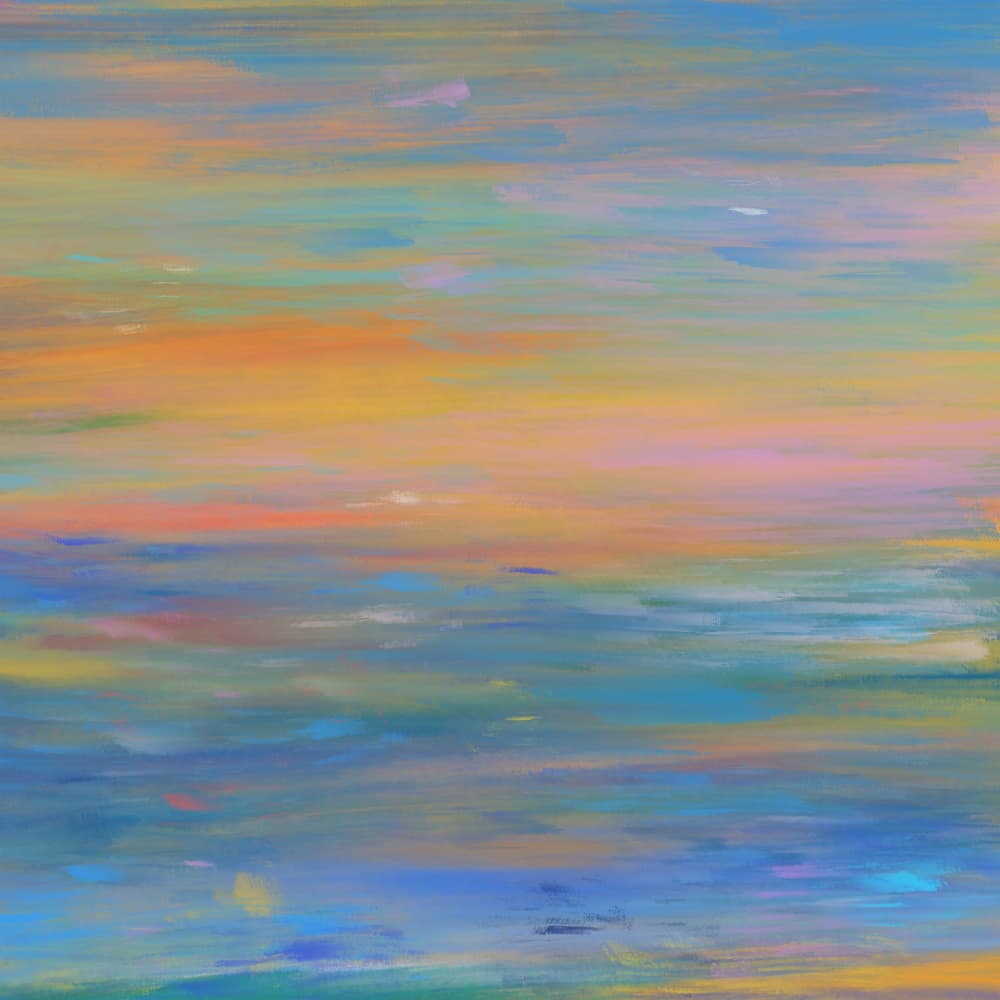 Vibrant Horizon Dream by Cesare Bellassai Art — canvas wall art