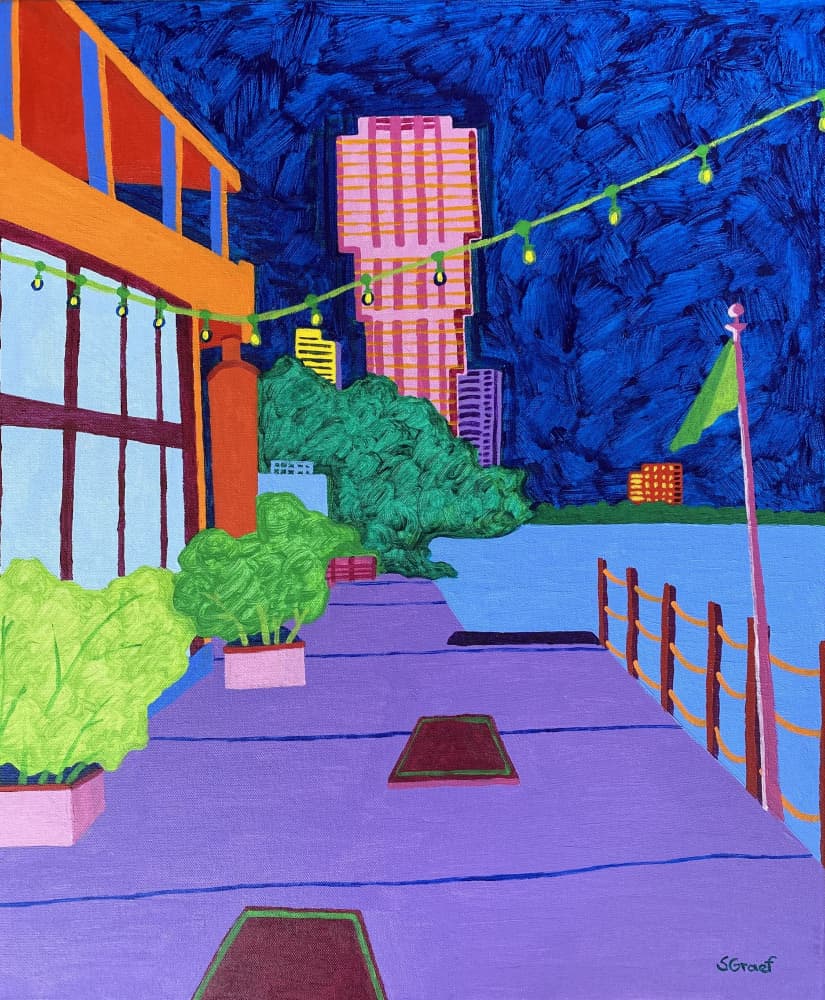 Along the Water by Sue Graef — canvas wall art