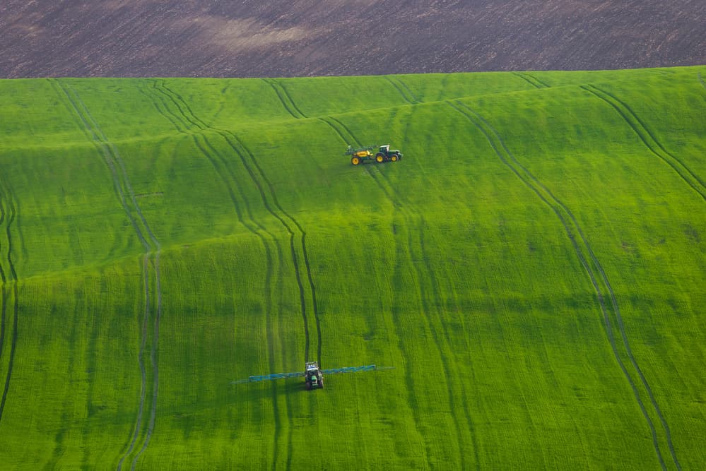 Rolling Green Farmland by Ovidiu Satmari — canvas wall art