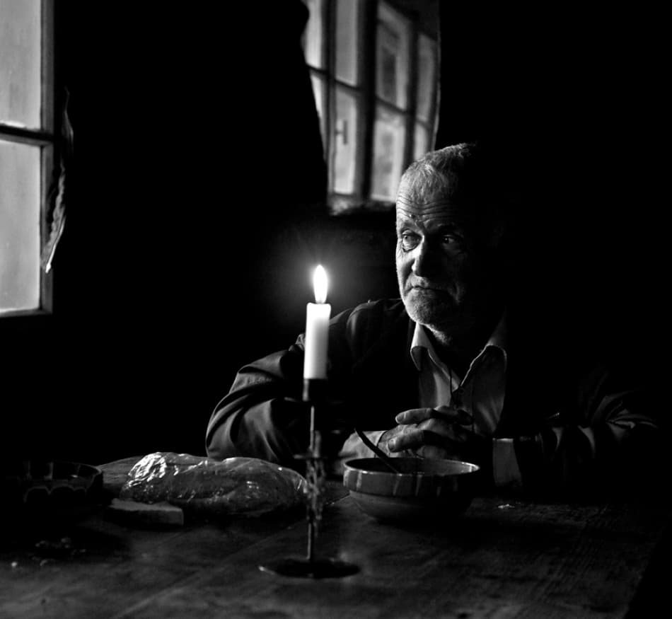 Thoughtful Candlelight by Andrei Nicolas - The Traveler — canvas wall art