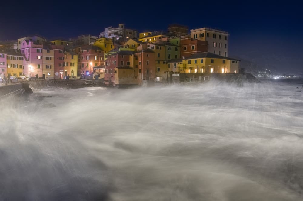 Vibrant Seaside Waves by Alessandro Traverso — canvas wall art