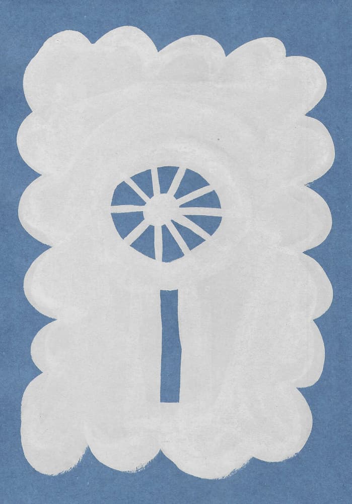 Whimsical White Bloom by Santhosh ch — canvas wall art