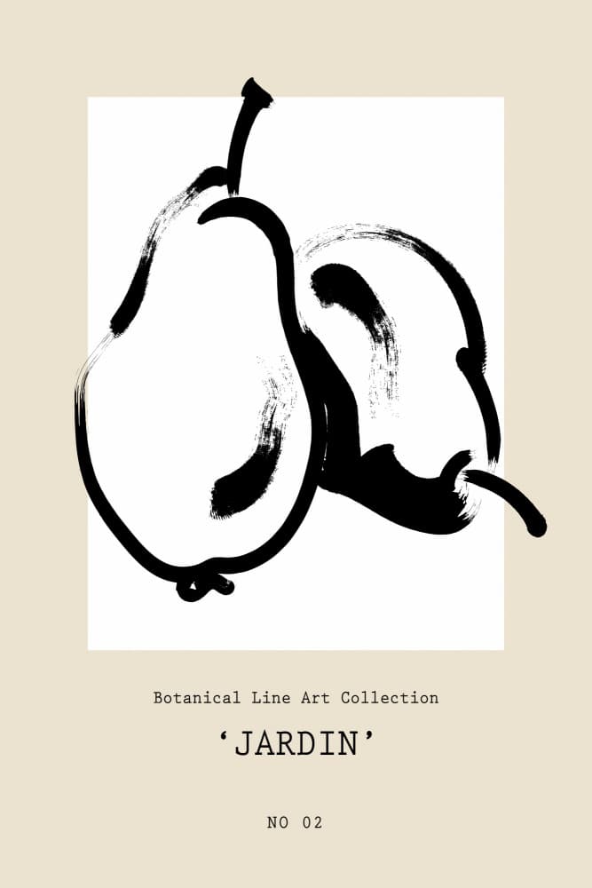 Jardin(botanicalline) by Treechild — canvas wall art