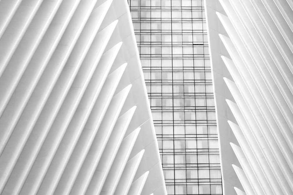 Abstract Architectural Lines by Hans-Wolfgang Hawerkamp — canvas wall art