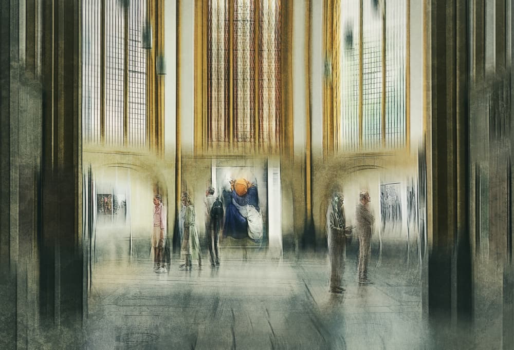 Dreamlike Art Gallery by Jan van der Linden — canvas wall art