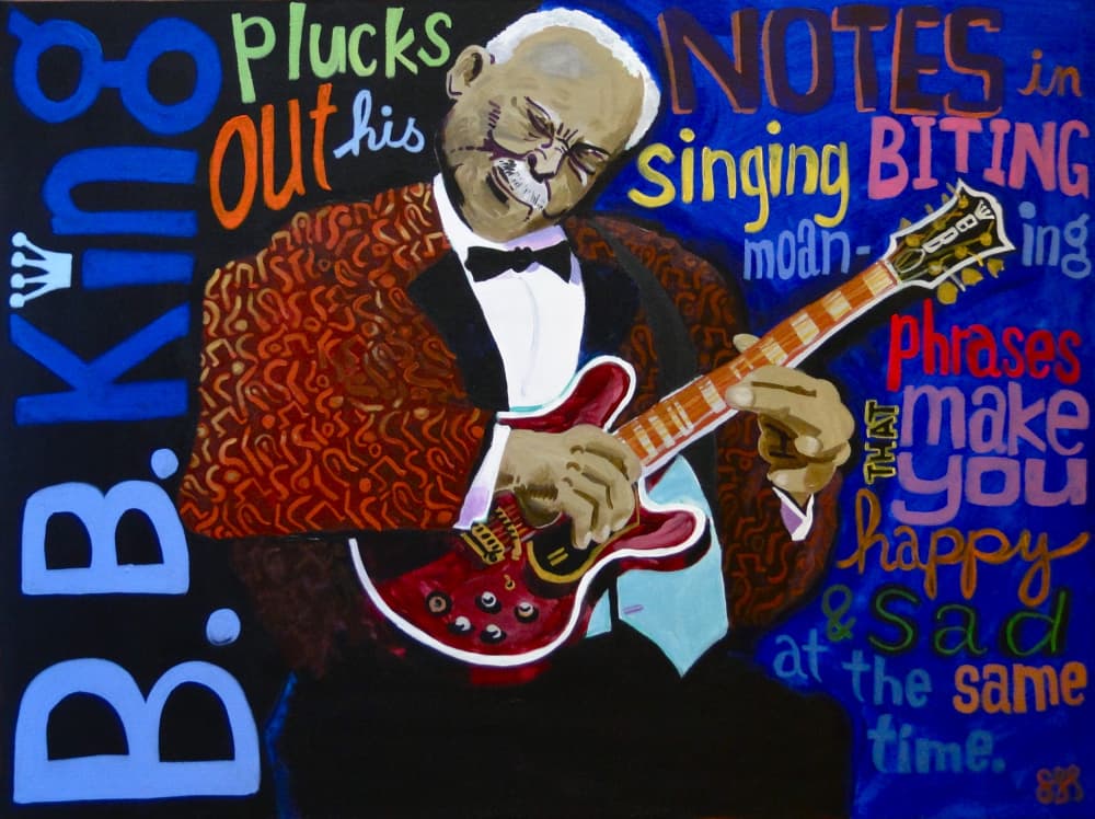 Soulful Guitar Performance by Steve Spencer — canvas wall art