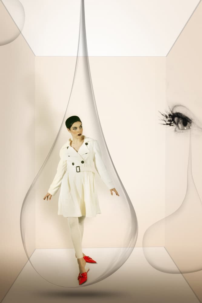 Conceptual Fashion Woman by Christine von Diepenbroek — canvas wall art