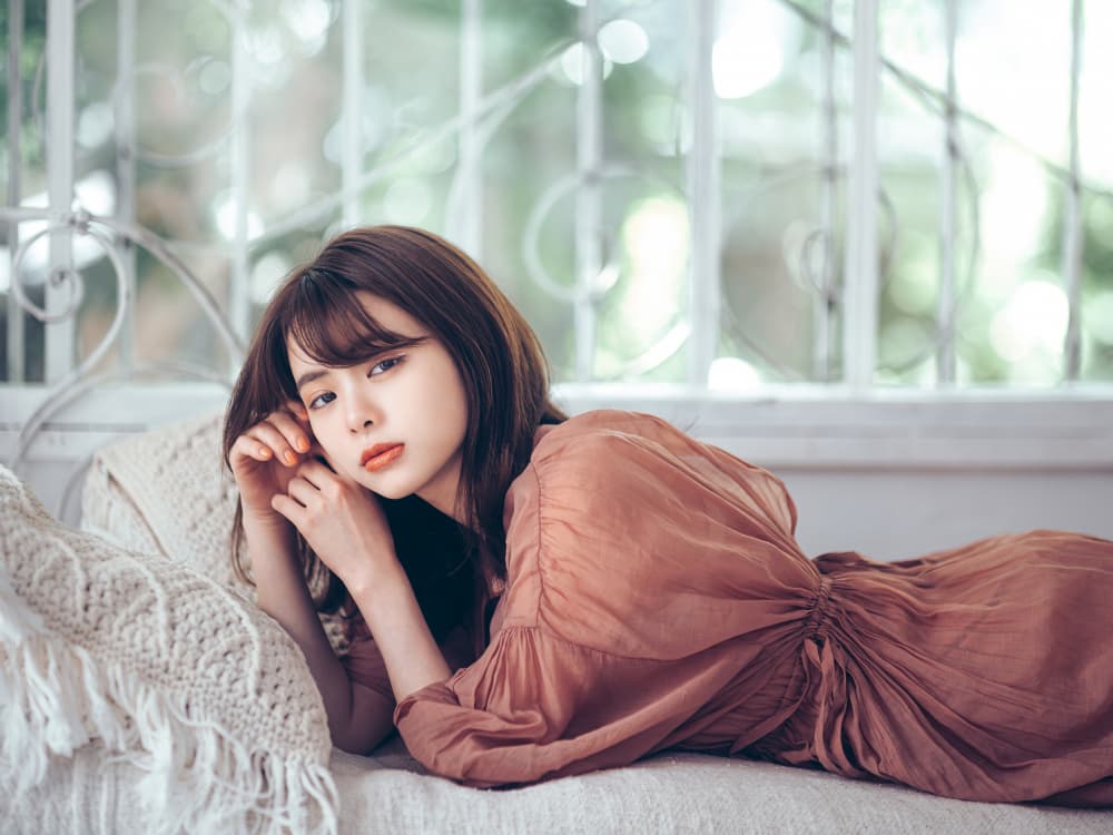 Serene Woman By Window by Yuzo Fujii — canvas wall art