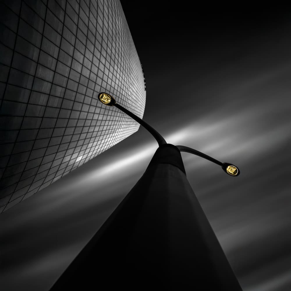 Golden Urban Light by Marco Antonio Cobo — canvas wall art