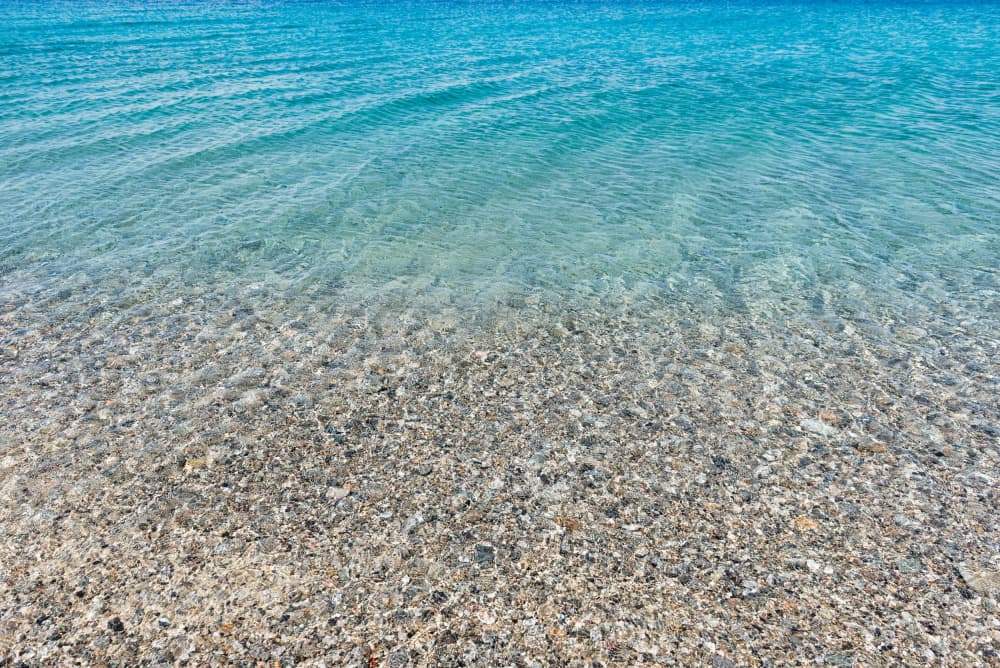 Clear Pebble Shallows by Photolovers — canvas wall art