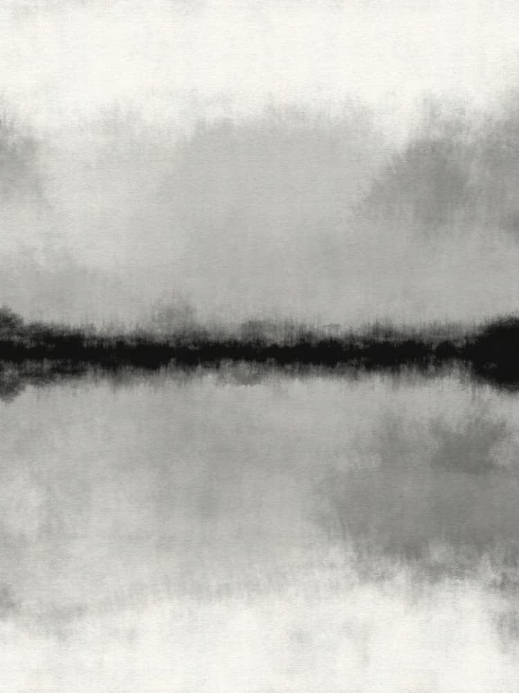 Misty Horizon Reflection by Dina Dankers — canvas wall art