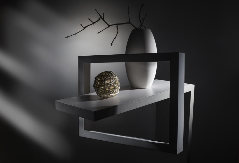 Geometric Illusion Shelf by Evgeniy Popov — canvas wall art