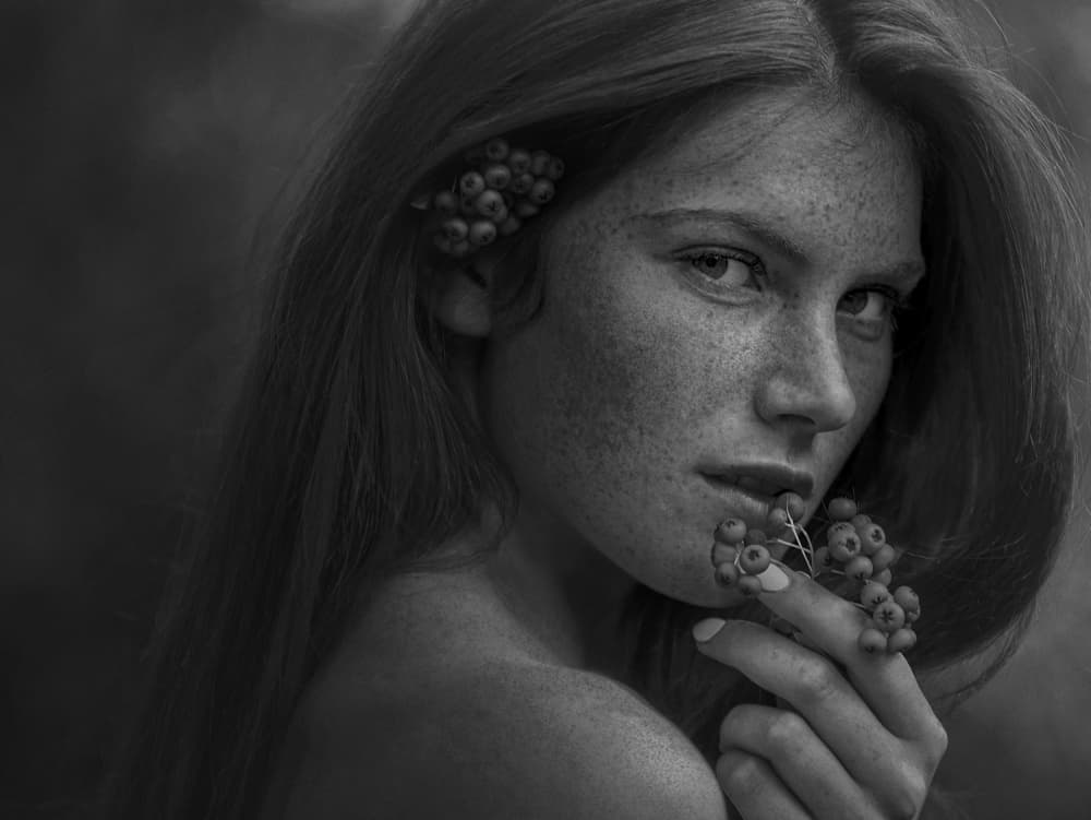 Freckled Beauty Berries by Tanya Markova — canvas wall art