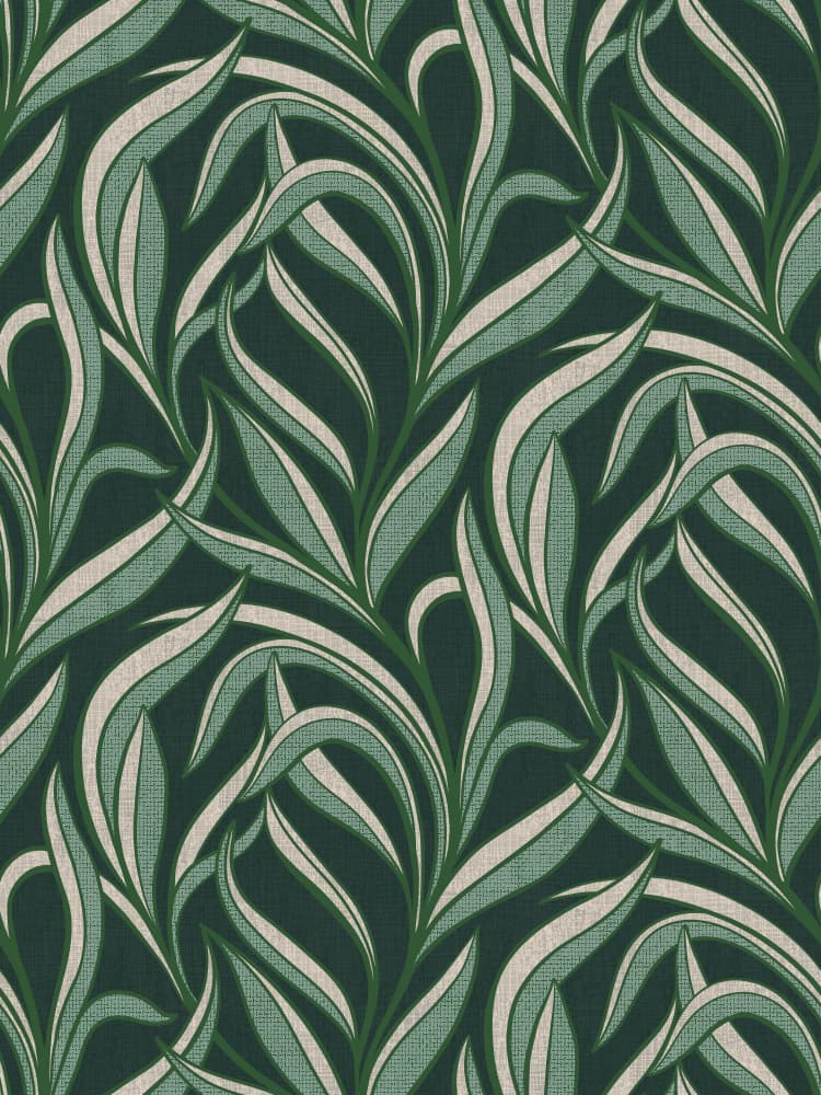 Green Willow Foliage by Alexandra Weise — canvas wall art