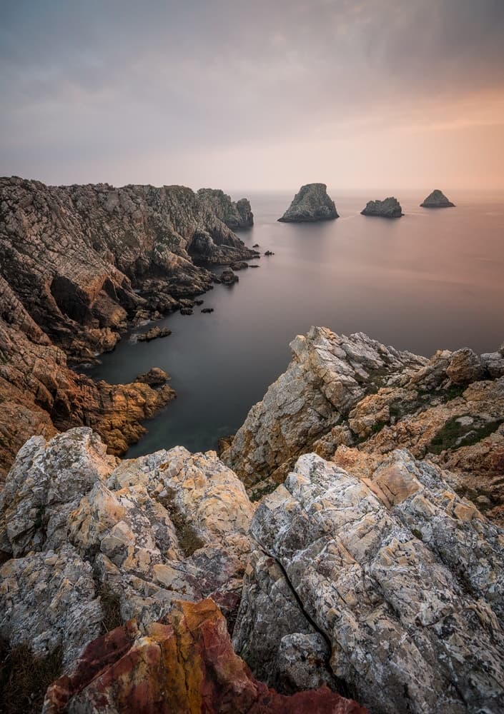 Ocean Cliffs Sunrise by Karsten Wrobel — canvas wall art