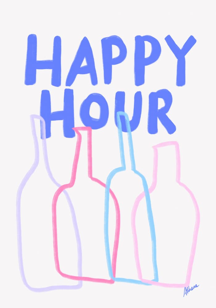 Happy Hour by Athene Fritsch — canvas wall art