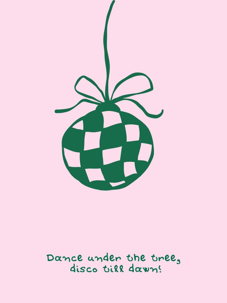 Dance Disco Ball Ornament by Ohkimiko — canvas wall art