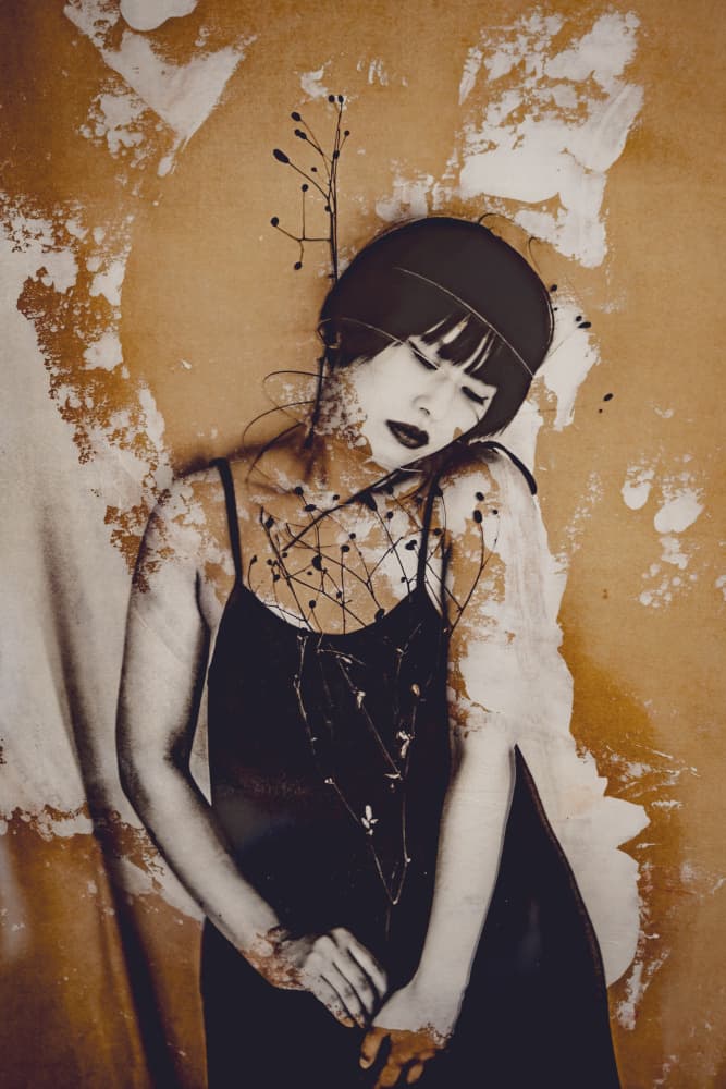 Ethereal Dark Bloom by Kurosaki Sangan — canvas wall art