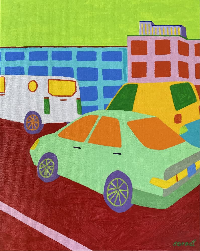 Ramp Traffic by Sue Graef — canvas wall art