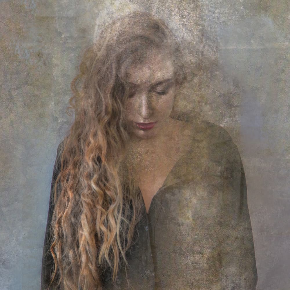 Pensive Ethereal Portrait by Tommaseo Gregorio — canvas wall art