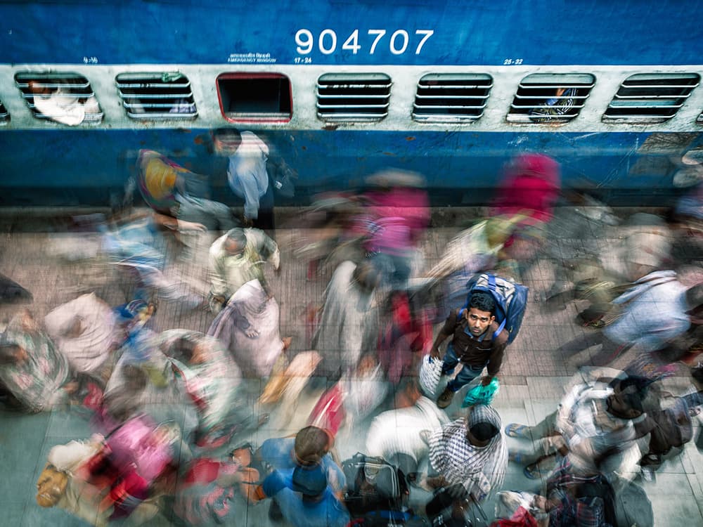Motion on the Platform by Ahmed Abdulazim — canvas wall art