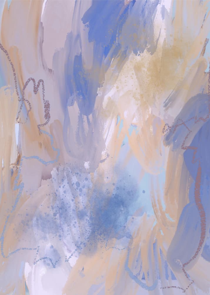 Soft Blue Abstraction by RS LAB STUDIO — canvas wall art