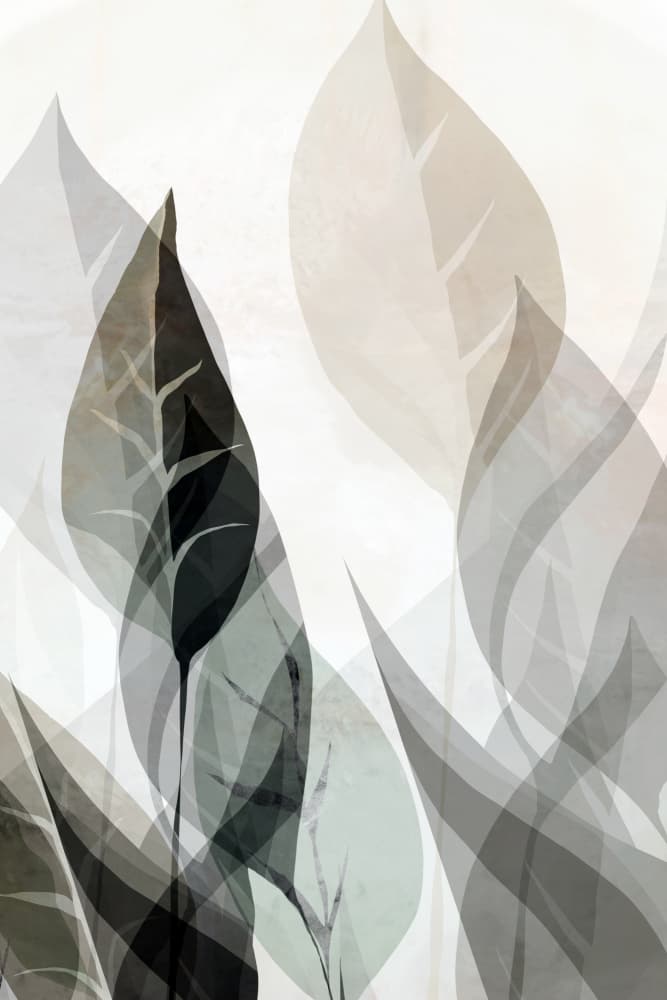 Modern Botanical Layers by cartissi — canvas wall art