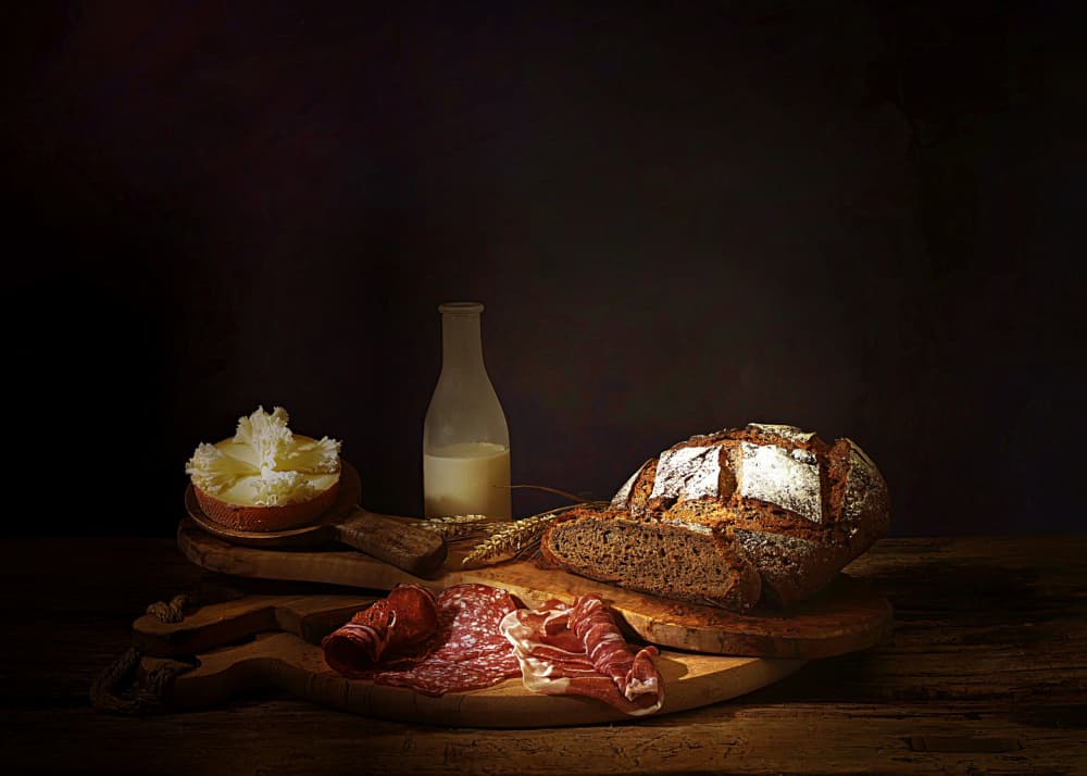 Rustic Country Meal by Saskia Dingemans — canvas wall art