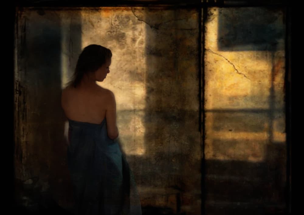 Woman in Window Light by Charlaine Gerber — canvas wall art
