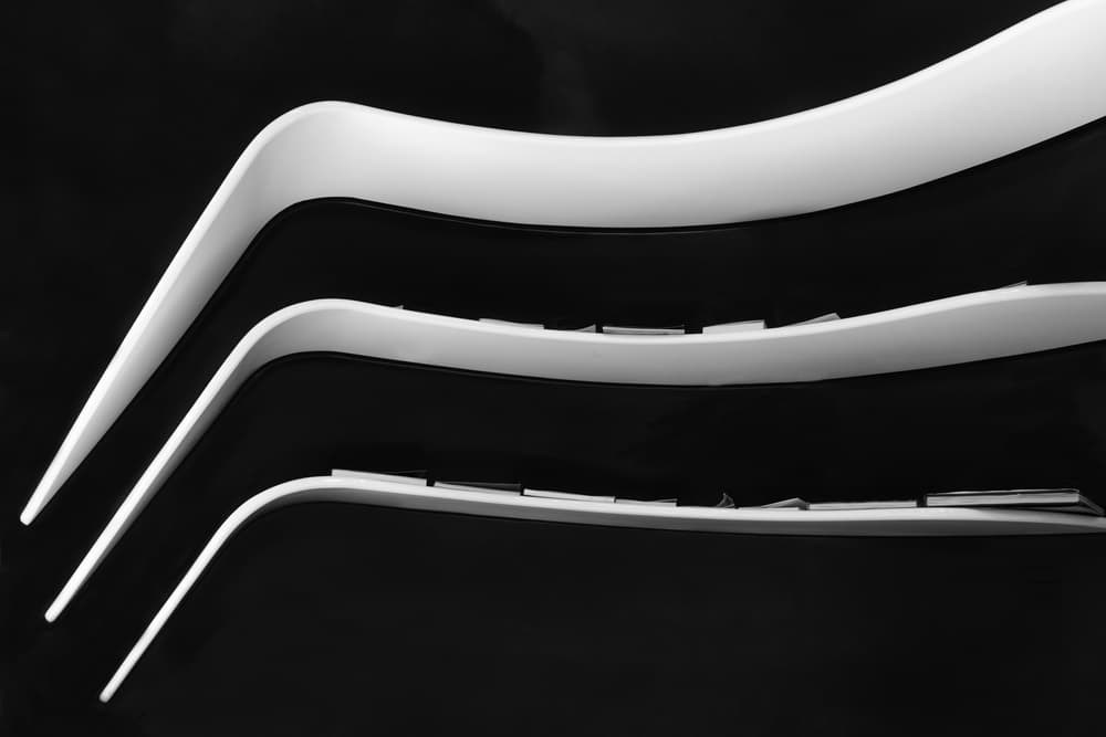 Architectural White Curves by Olavo Azevedo — canvas wall art