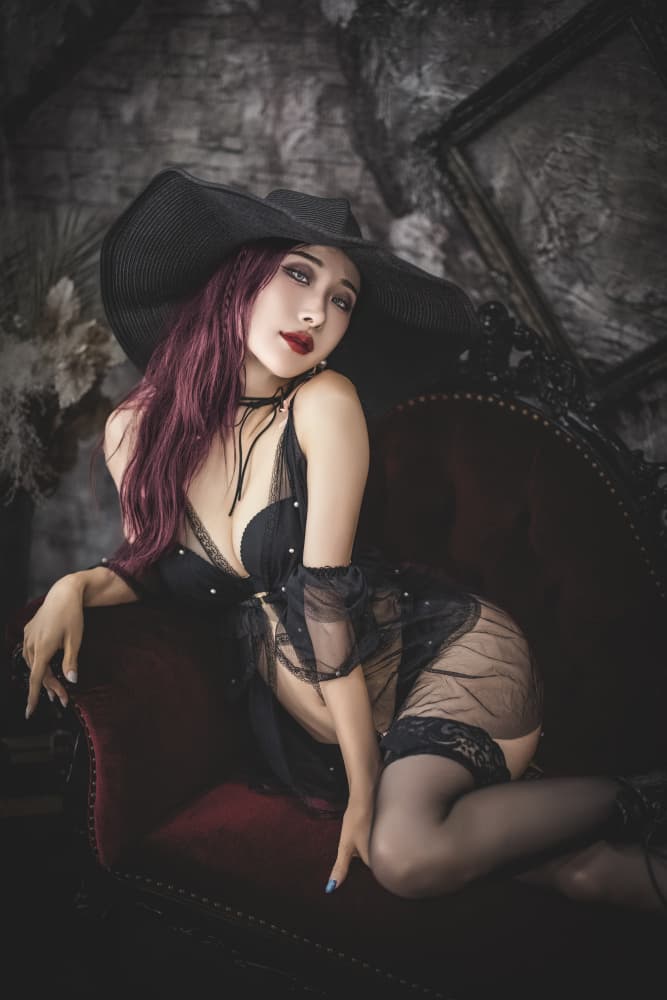 Seductive Gothic Beauty by boss — canvas wall art