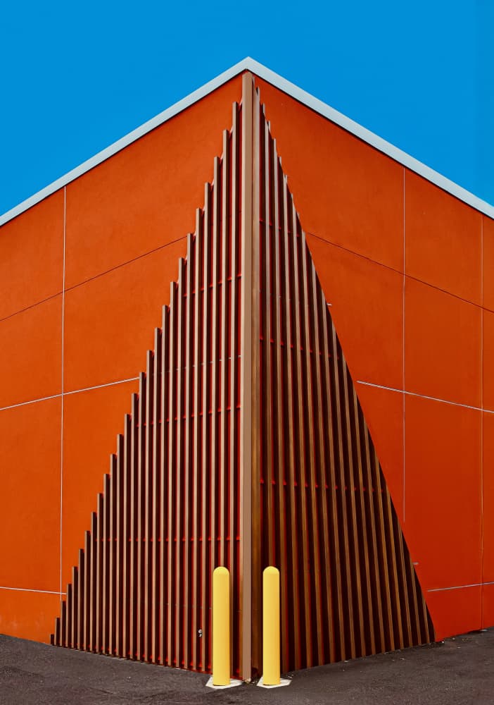 Bold Geometric Corner by Arnon Orbach — canvas wall art