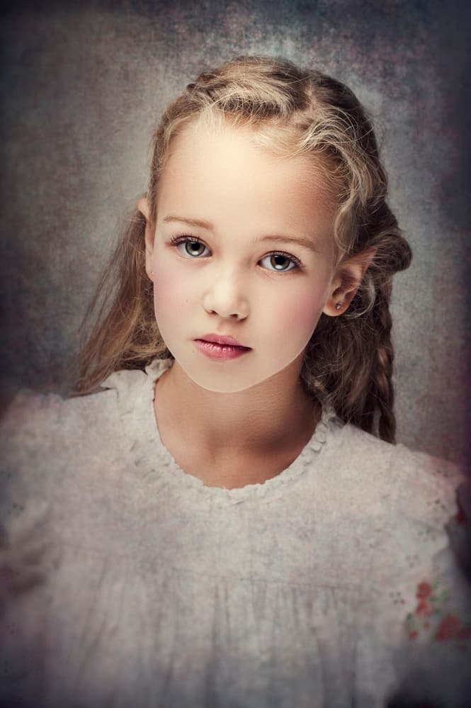 Dreamy Elf Child by Monika Vanhercke — canvas wall art