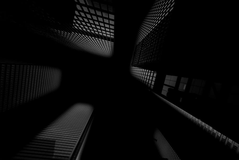 Deep Shadow Geometry by Henry Zhao — canvas wall art