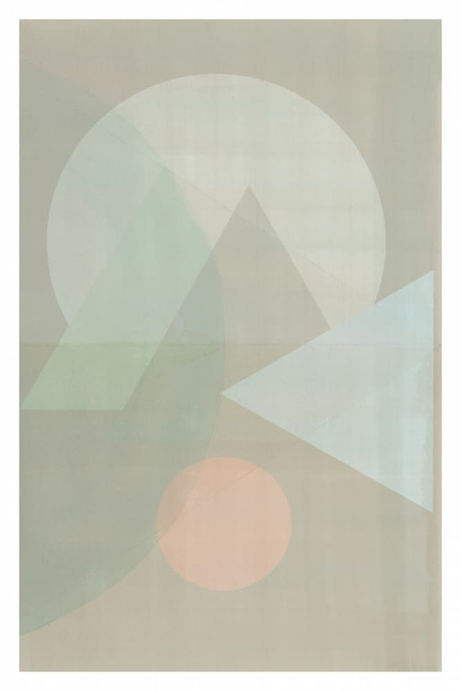 Soft Geometric Forms by cartissi — canvas wall art