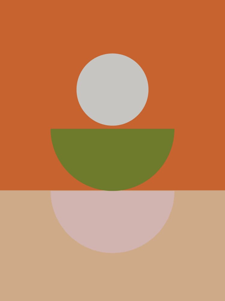 Geometric Balance by Nilesh Kulkarni — canvas wall art