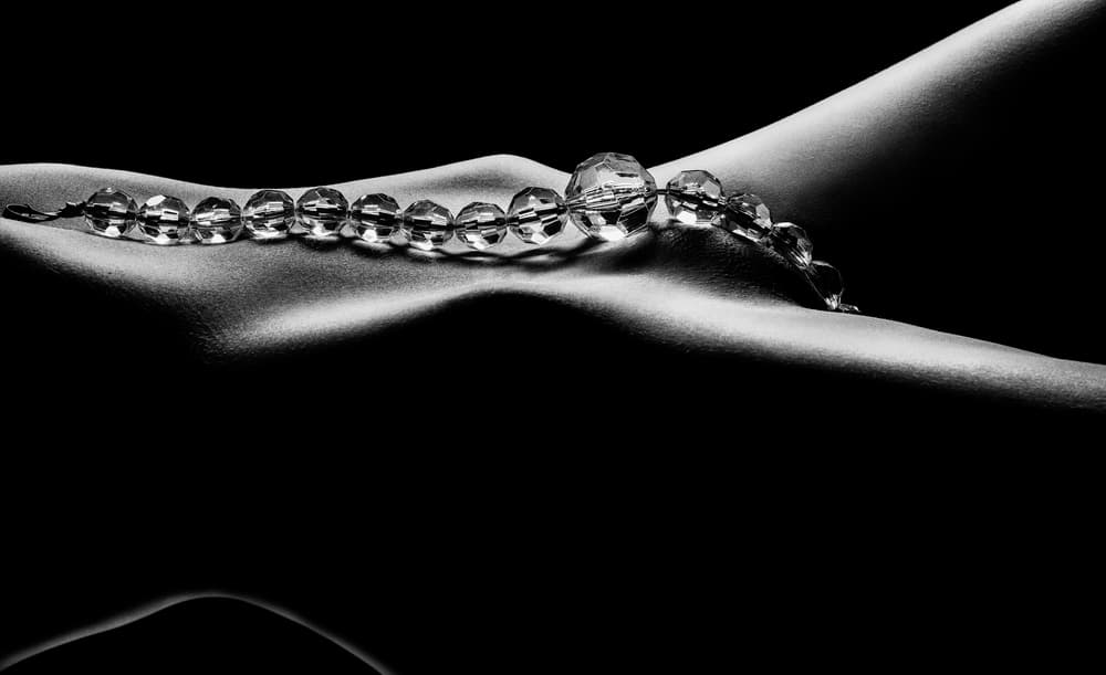 Sensual Body With Crystal Beads by Jackson Carvalho — canvas wall art