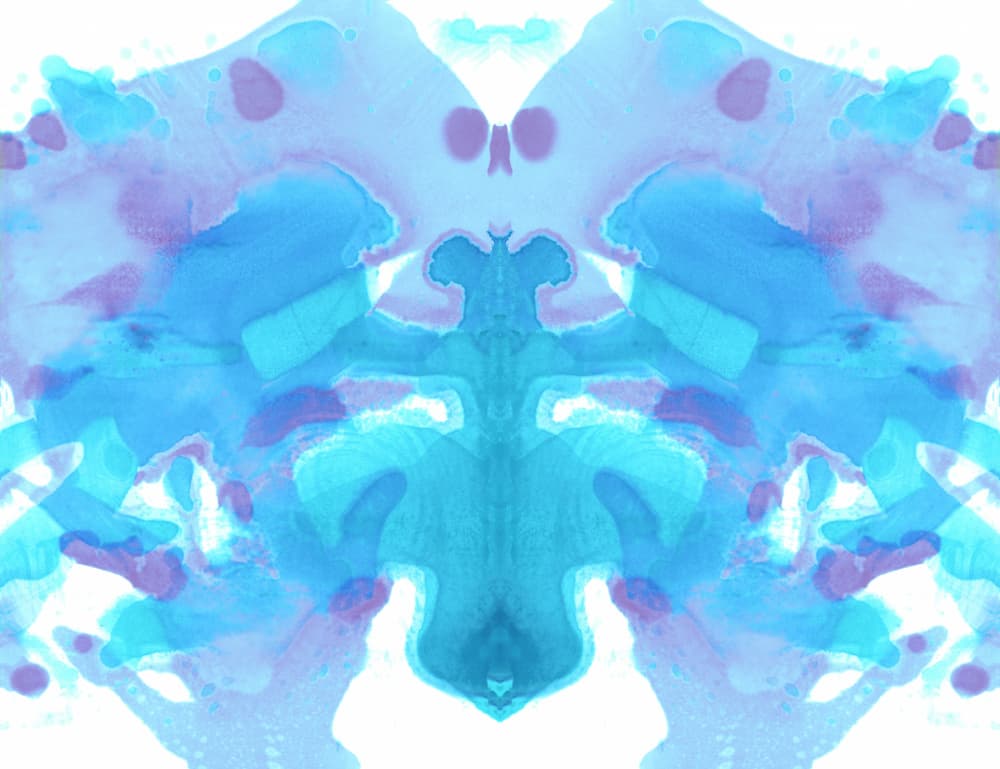 Blue Purple Abstract Flow by Jemma Morris — canvas wall art