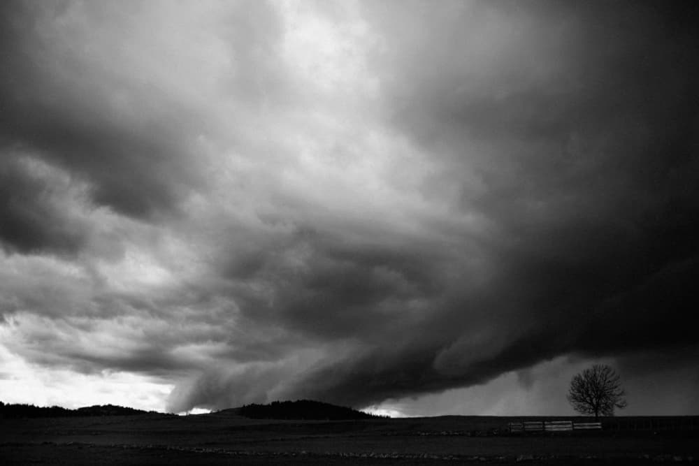 Powerful Storm Landscape by Liesbeth van der Werf — canvas wall art