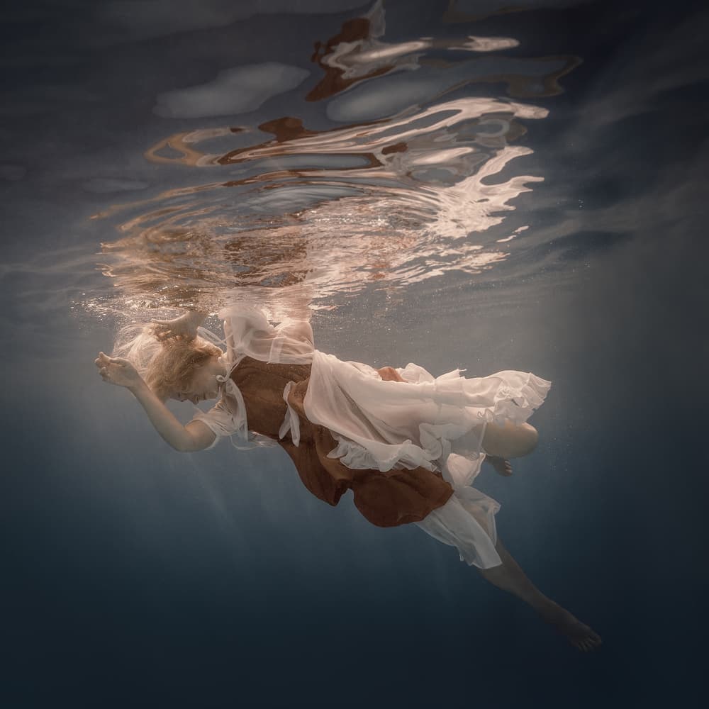Submerged Grace by Dmitry Frizel — canvas wall art