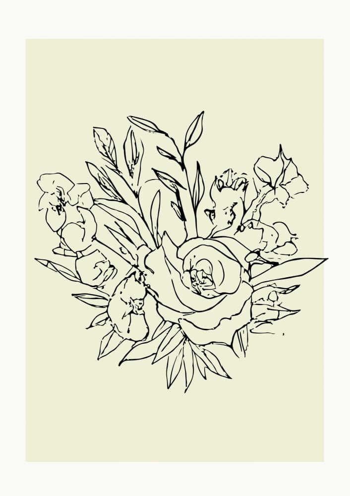 Botanicalineno65 by Treechild — canvas wall art