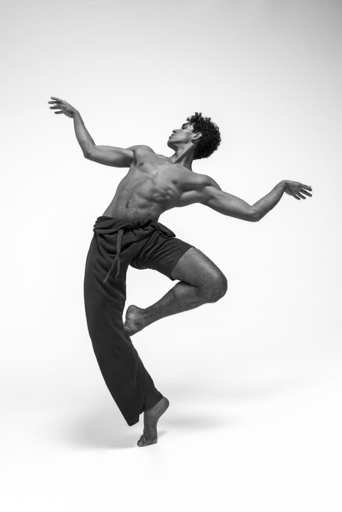 Graceful Male Dancer by Alexandr — canvas wall art