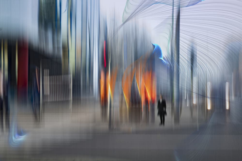 Vibrant City Dream by Ewa Całkosińska-Kajzer — canvas wall art